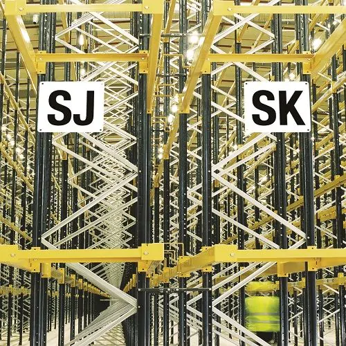 gangpad locatie,gangpad locatiebord, gangpad locatie palletstelling, identificatiepaneel,bewegwijzerinsbord,M-Rack magazijnoplossingen