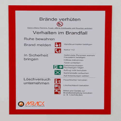 magneetvenster, magneetframe, informatiedrager A4